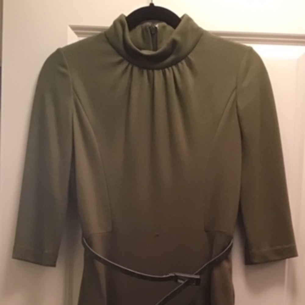 Olive colored dress